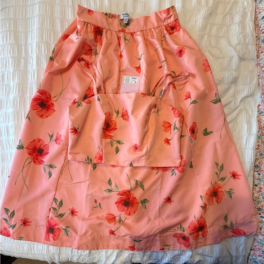 Floral Pink Skirt Old Navy The Occasion - Tank Top and  Skirt